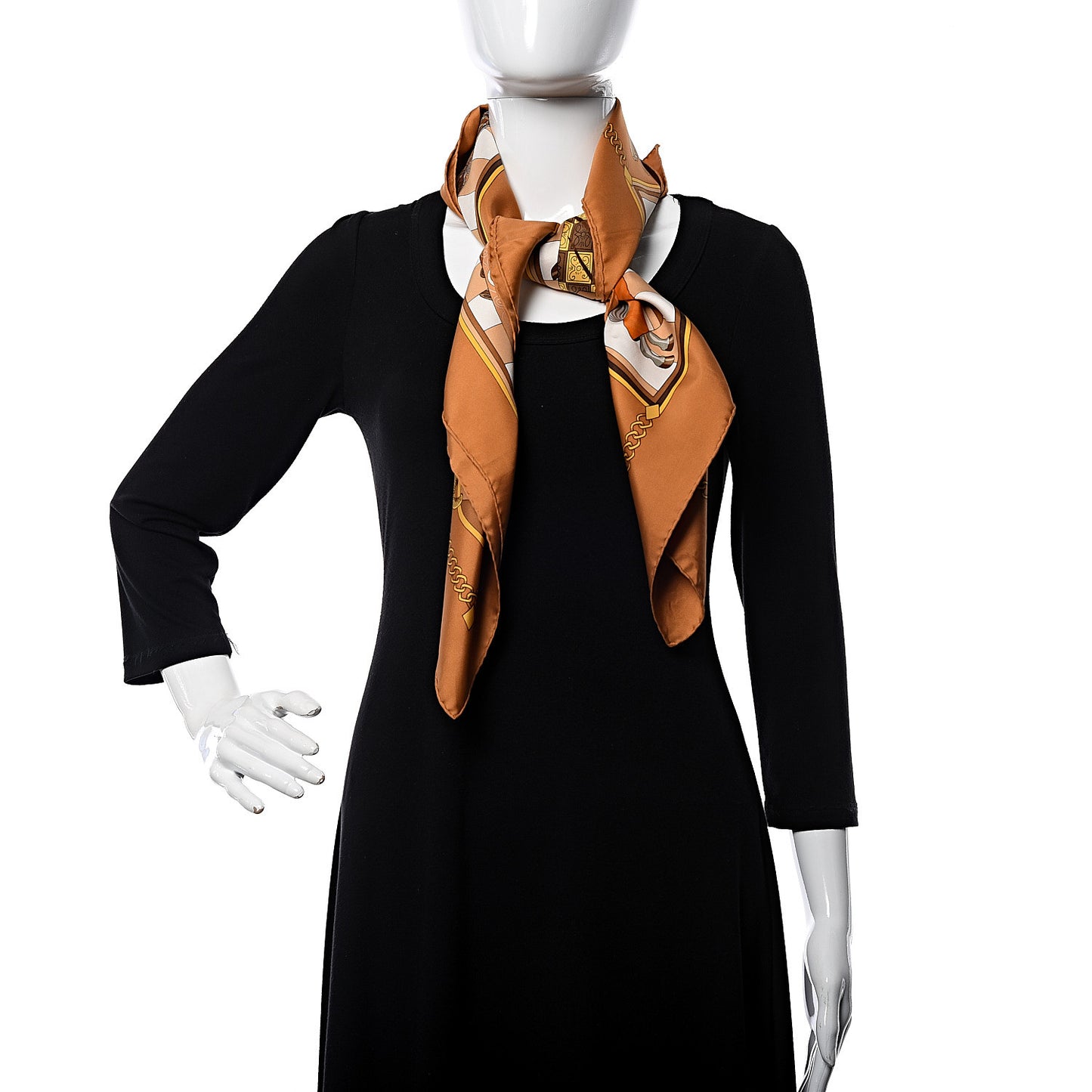 Silk Chocs en Plumes Scarf 90