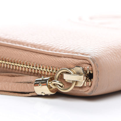 Gucci Calfskin Soho Zip Around Wallet Camelia 8 of 14