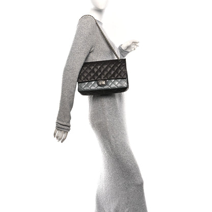 Chanel Caviar Iridescent Calfskin 2.55 Reissue 226 Flap Brown Grey 2 of 10
