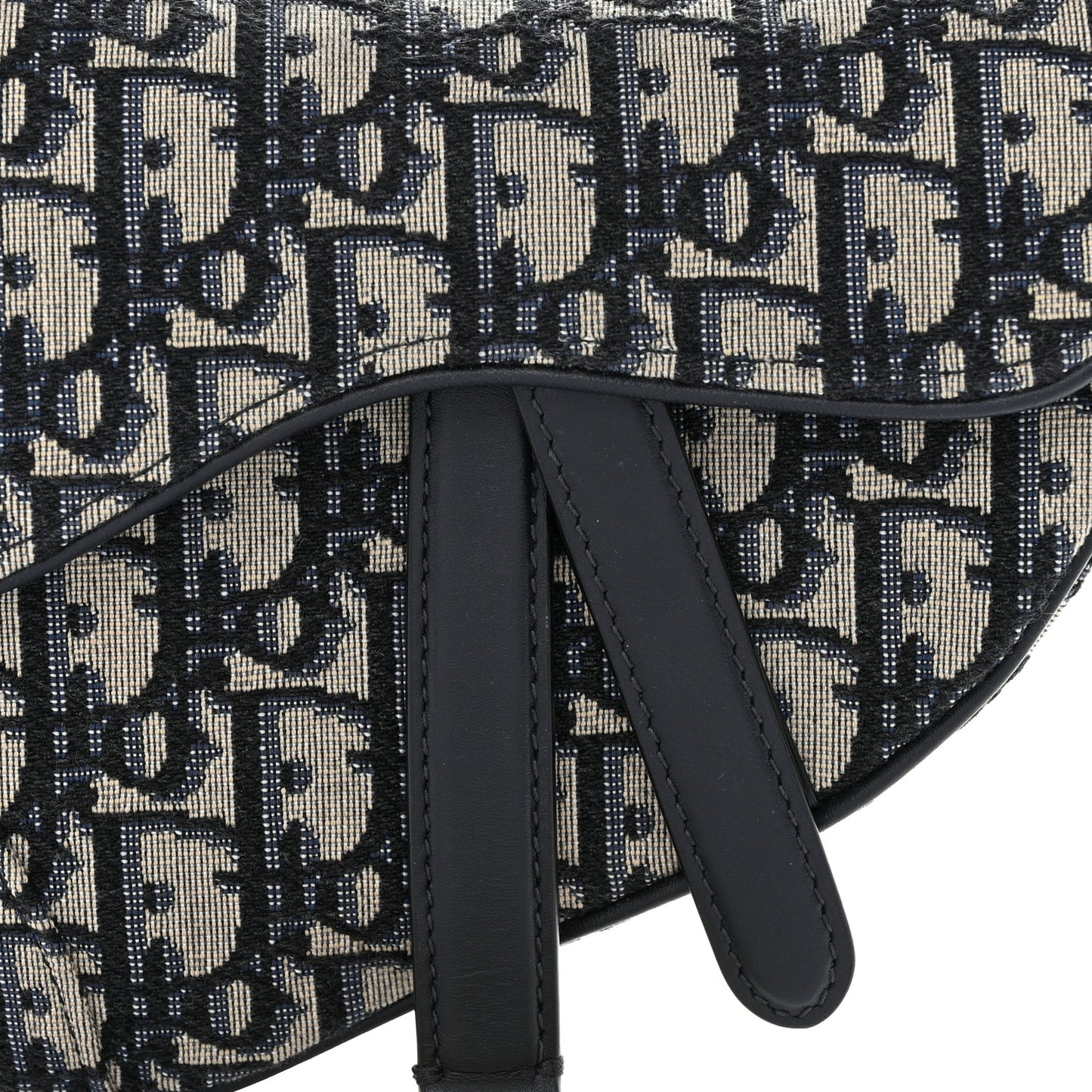 Oblique Mini Saddle Bag Blue
