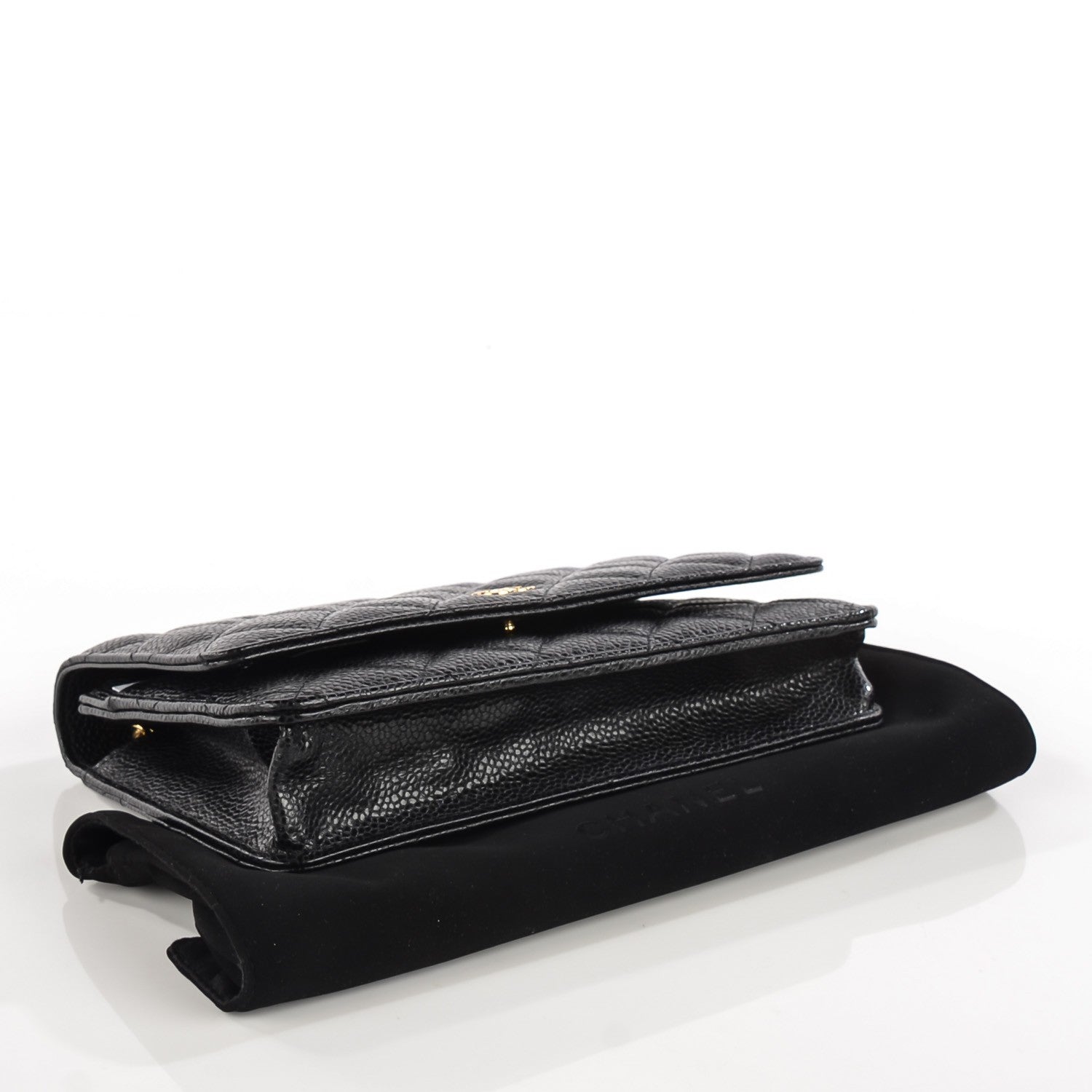 Chanel Caviar Quilted Wallet On Chain WOC Black 4 of 8
