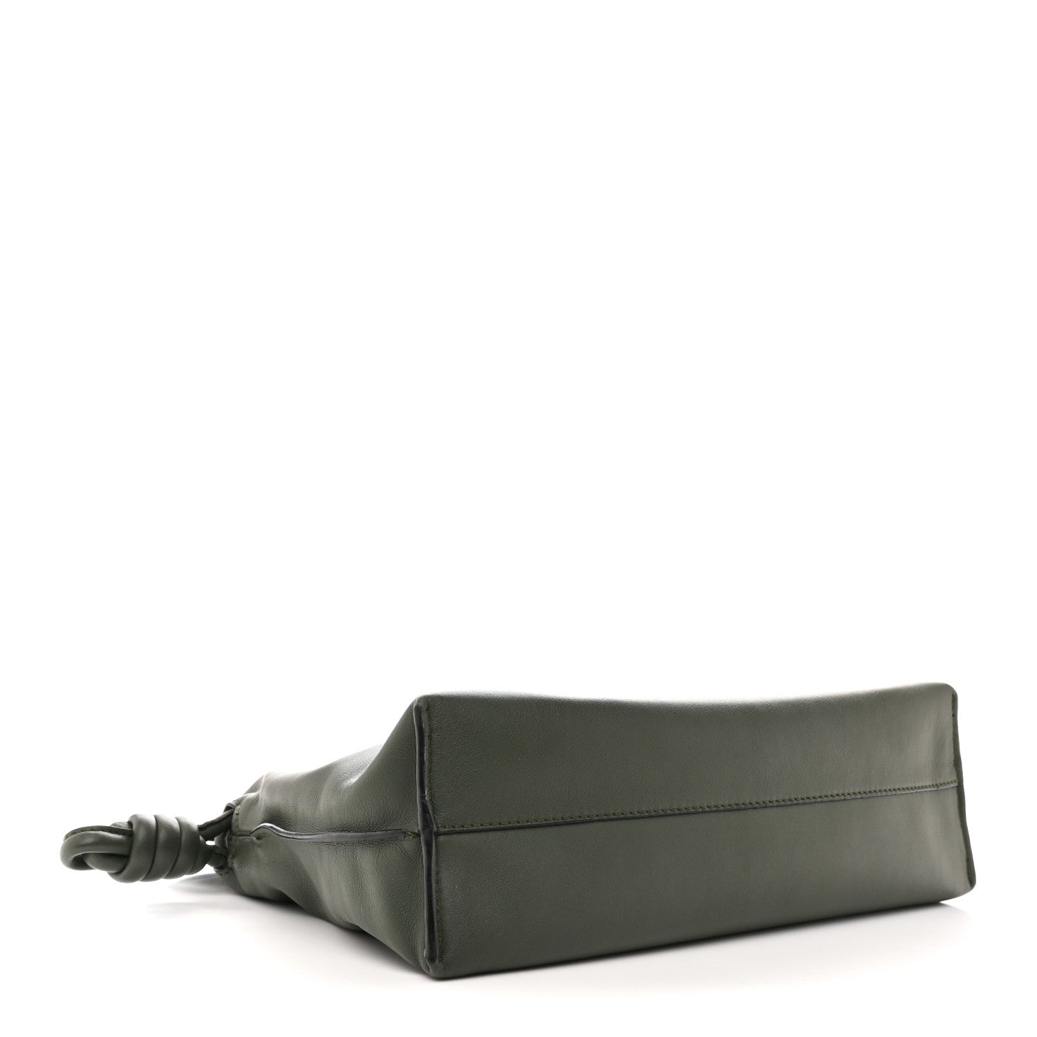 Loewe Calfskin Flamenco Knot Clutch Vintage Khaki 6 of 29