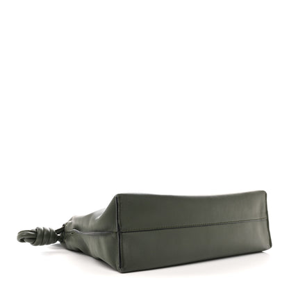 Loewe Calfskin Flamenco Knot Clutch Vintage Khaki 6 of 29