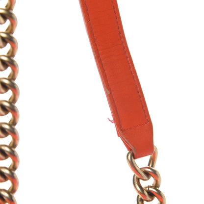 Chanel Patent Quilted Medium Boy Flap Orange 16 of 16