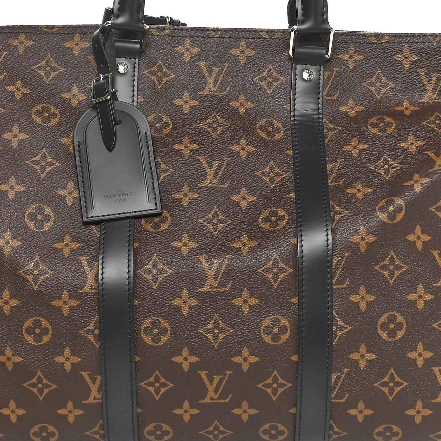 Louis Vuitton Monogram Macassar Keepall Bandouliere 55 7 of 9
