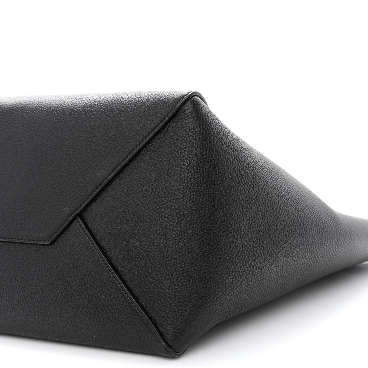 Celine Soft Grained Calfskin Small Belt Cabas Phantom Black 10 of 10