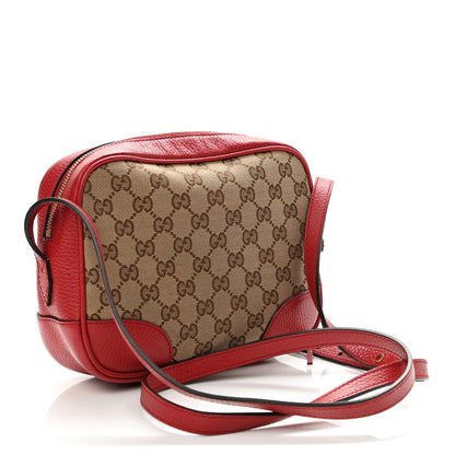 Gucci Monogram Mini Bree Messenger Bag Red 3 of 15