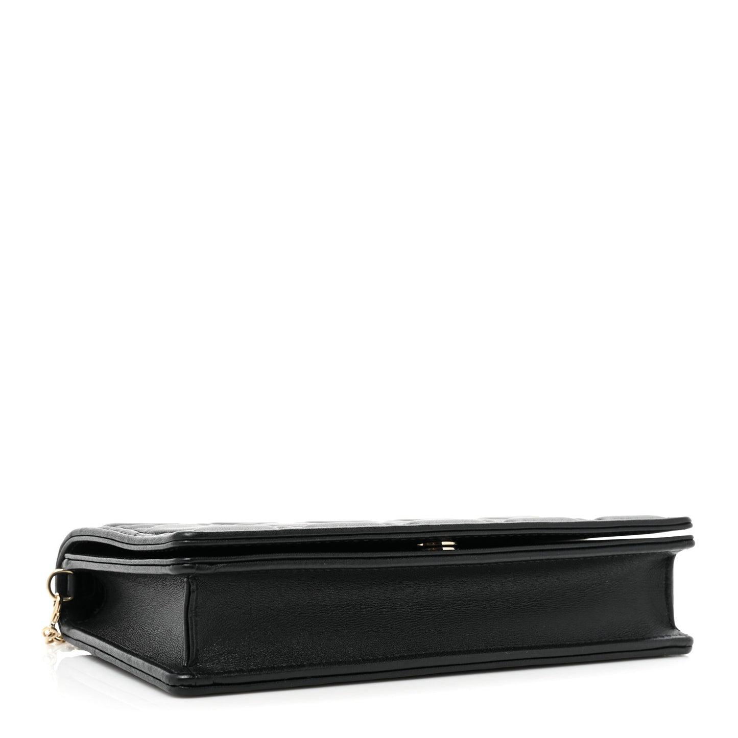 Lambskin Cannage Lady Dior Pouch Black
