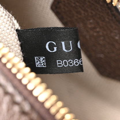 Gucci GG Supreme Monogram Equestrian Web Mini Ophidia Round Shoulder Bag Brown 6 of 9