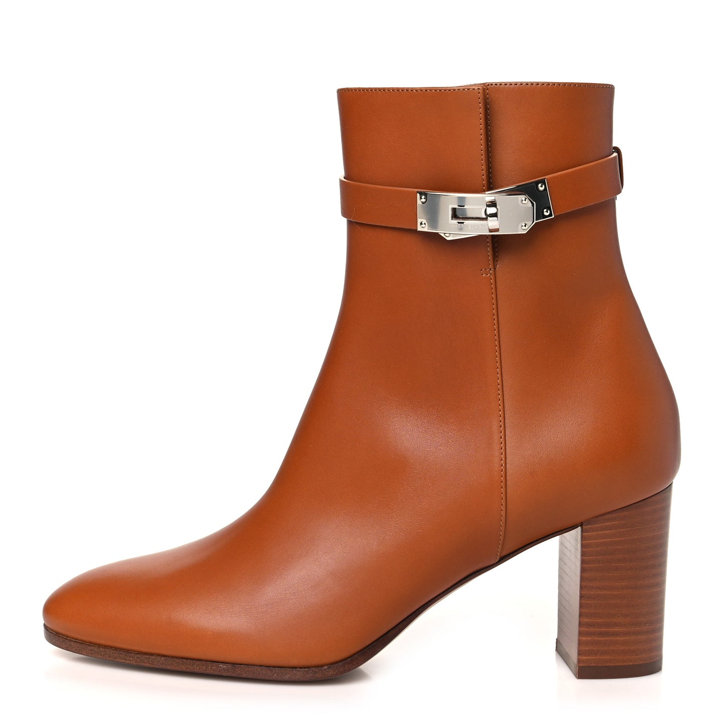 Calfskin Saint Germain Ankle Boots 40 Gold