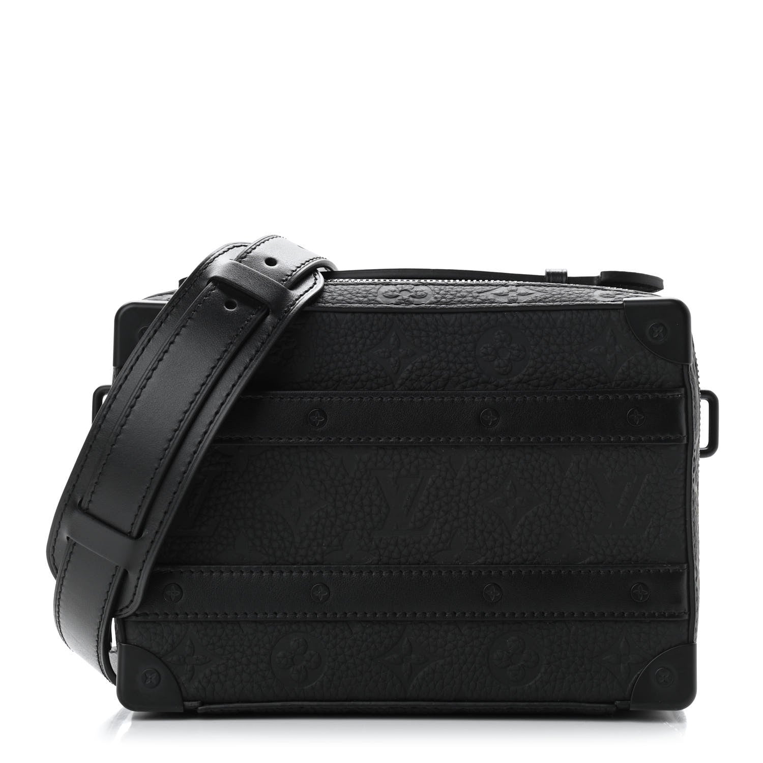 Louis Vuitton Taurillon Monogram Soft Trunk Black 1 of 9