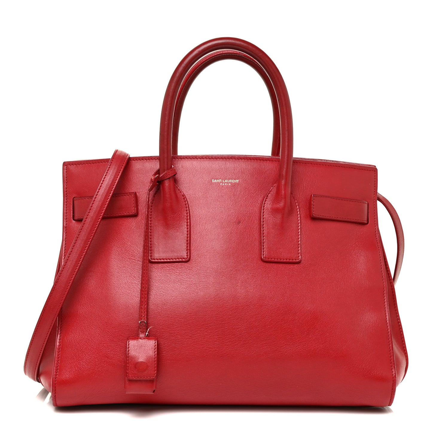 Calfskin Small Sac De Jour Rouge Orient