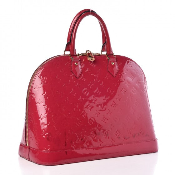 Louis Vuitton Vernis Alma GM Rose Indien 3 of 10
