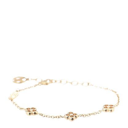 Louis Vuitton Brass Flower Full Bracelet Gold 1 of 4