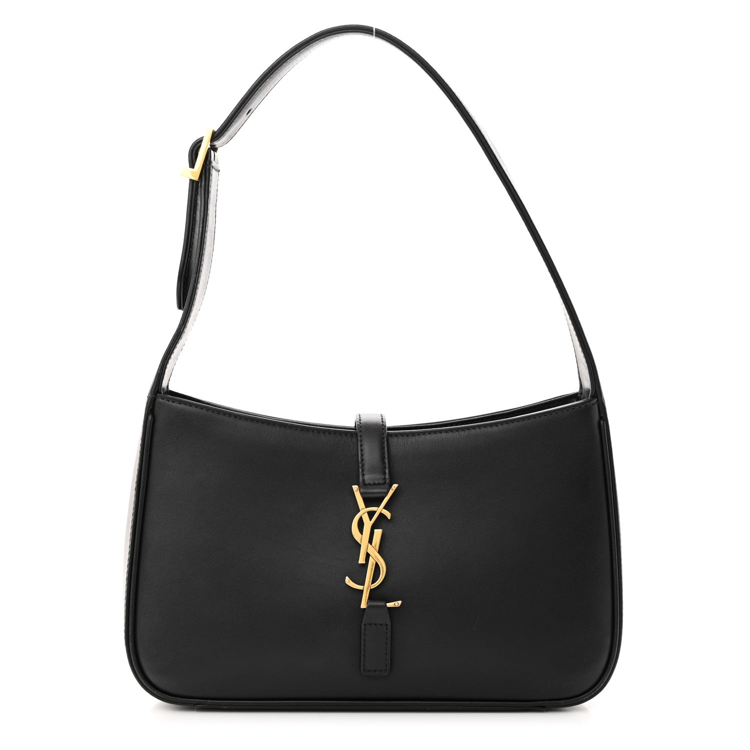 Saint Laurent Smooth Calfskin Le 5 A 7 Hobo Black 1 of 10