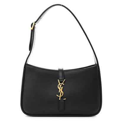 Saint Laurent Smooth Calfskin Le 5 A 7 Hobo Black 1 of 10