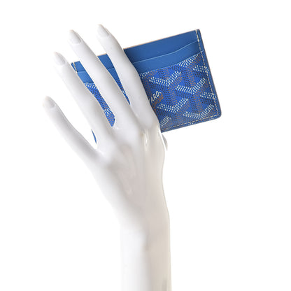 Goyard Goyardine Saint Sulpice Card Holder Sky Blue 2 of 8