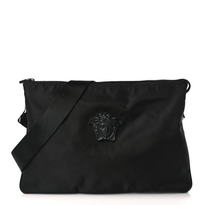 Versace Nylon Palazzo Medusa Messenger Black 1 of 8