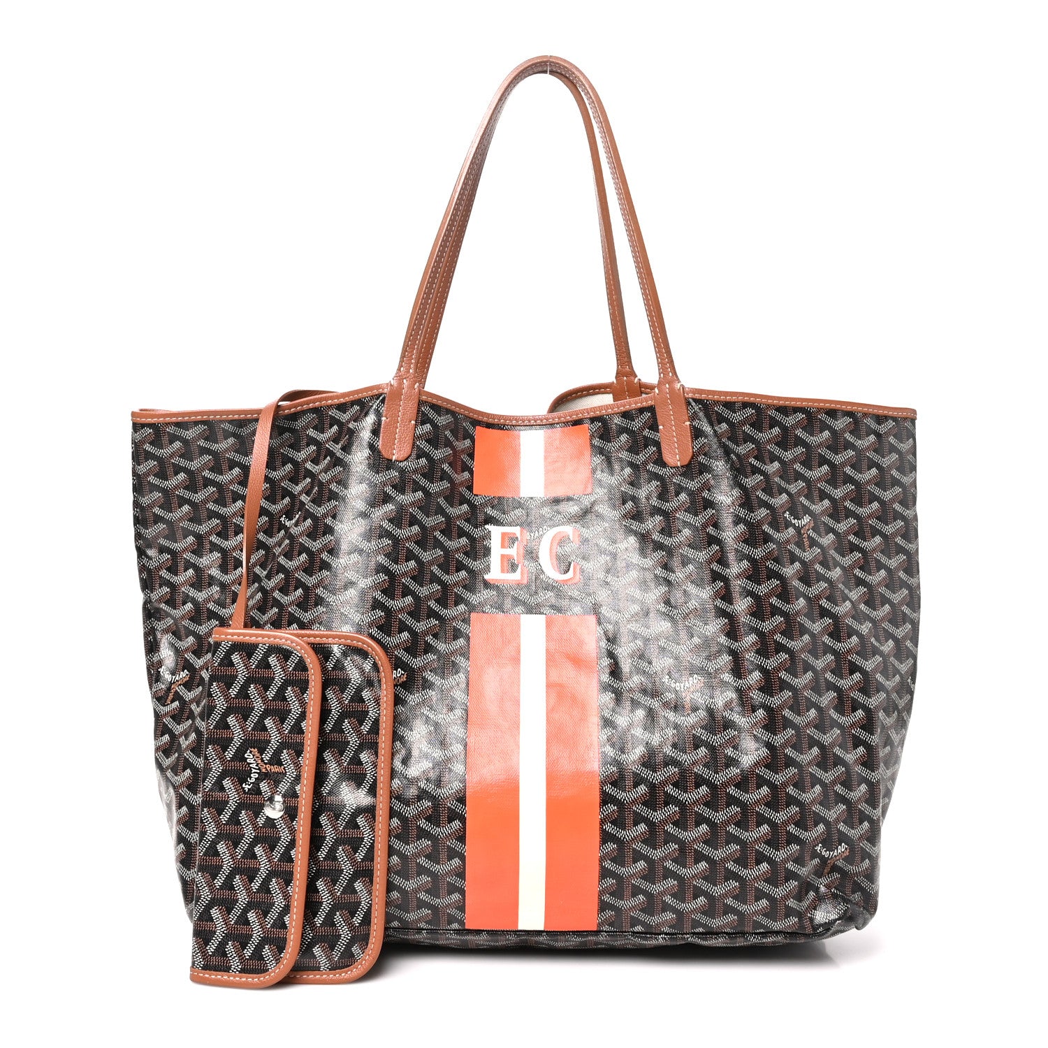Goyard Goyardine Saint Louis GM Black Gold 2 of 10