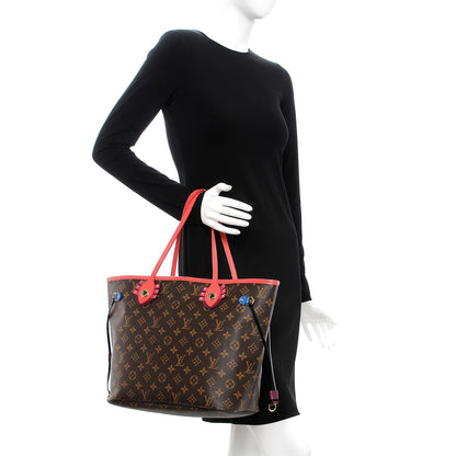 Louis Vuitton Monogram Totem Neo Neverfull MM Flamingo 2 of 7