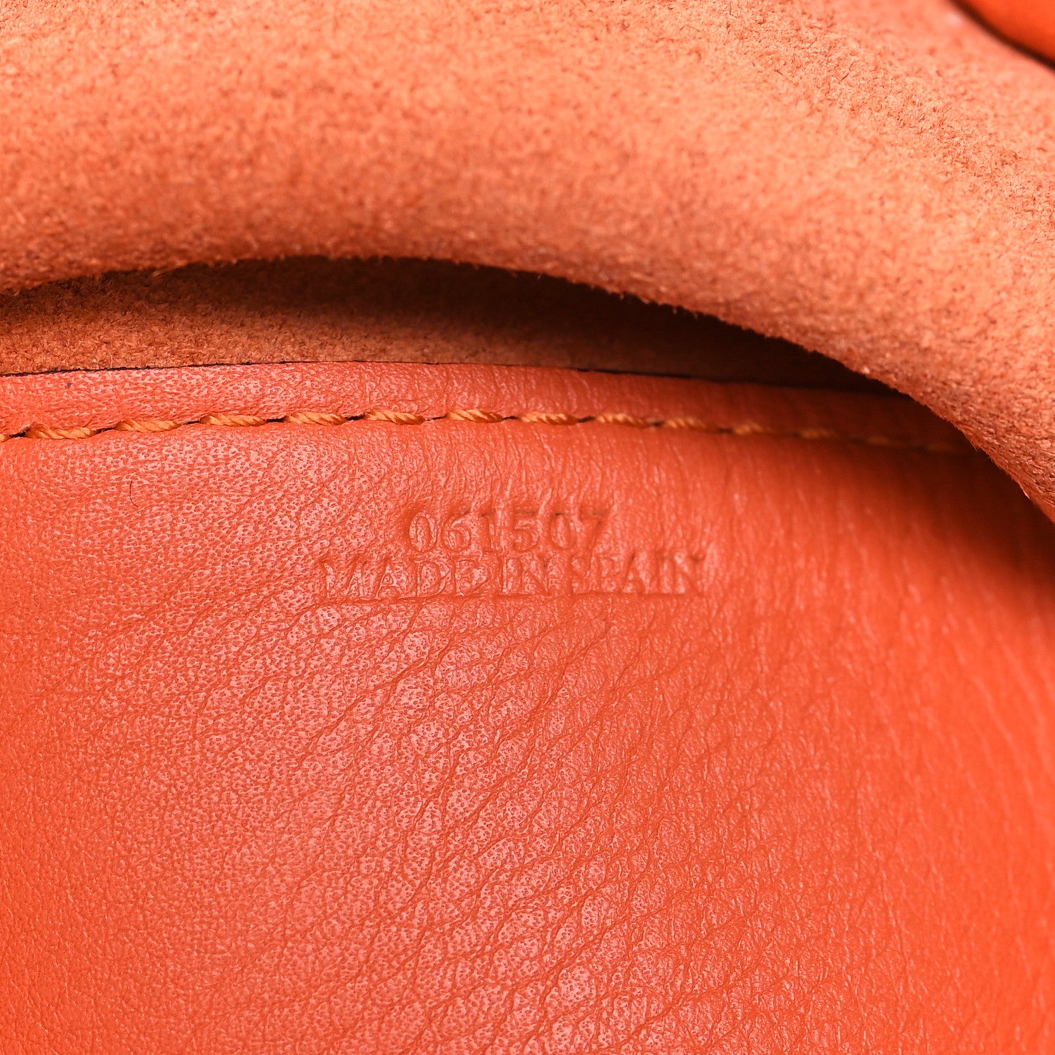 Loewe Soft Grained Calfskin Anton Sling Pumpkin 7 of 10