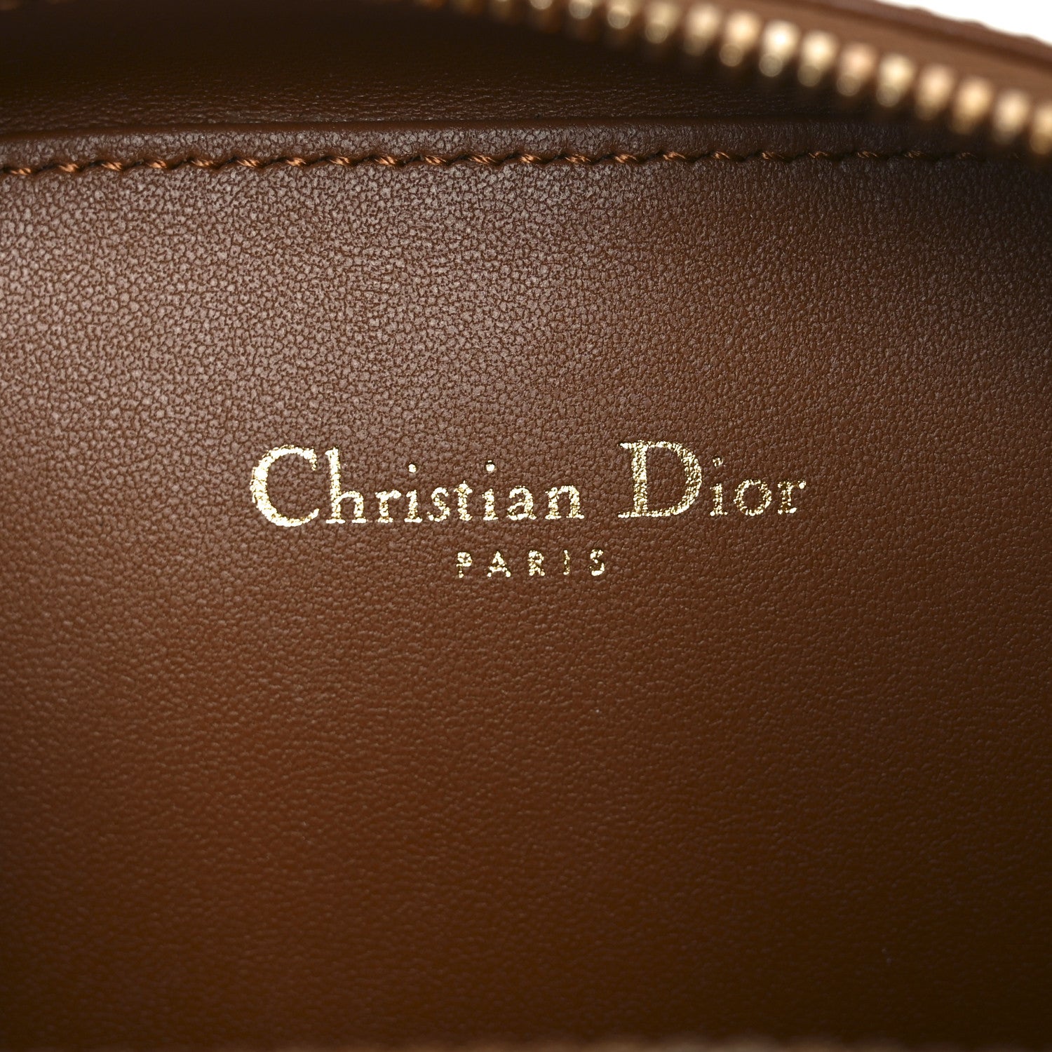 Christian Dior Calfskin CD Signature Oval Crossbody Camera Bag