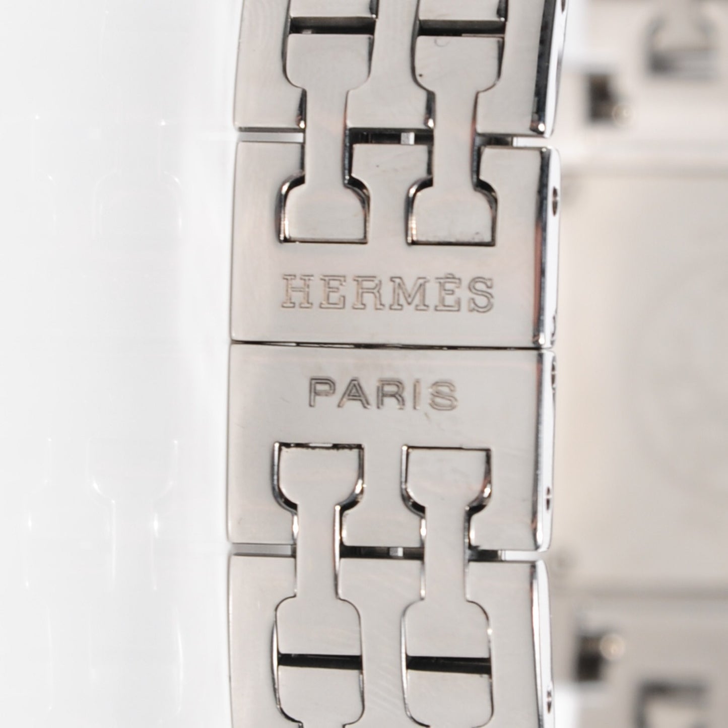 Stainless Steel Diamond Bezel 21mm Heure H Hour Quartz Watch