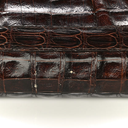 Nancy Gonzalez Crocodile Clutch Brown 21 of 26