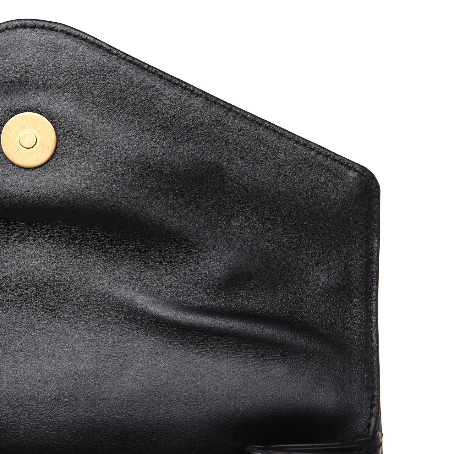 Nappa Pearl Studded Mini Queen Margaret Broadway Shoulder Bag Black