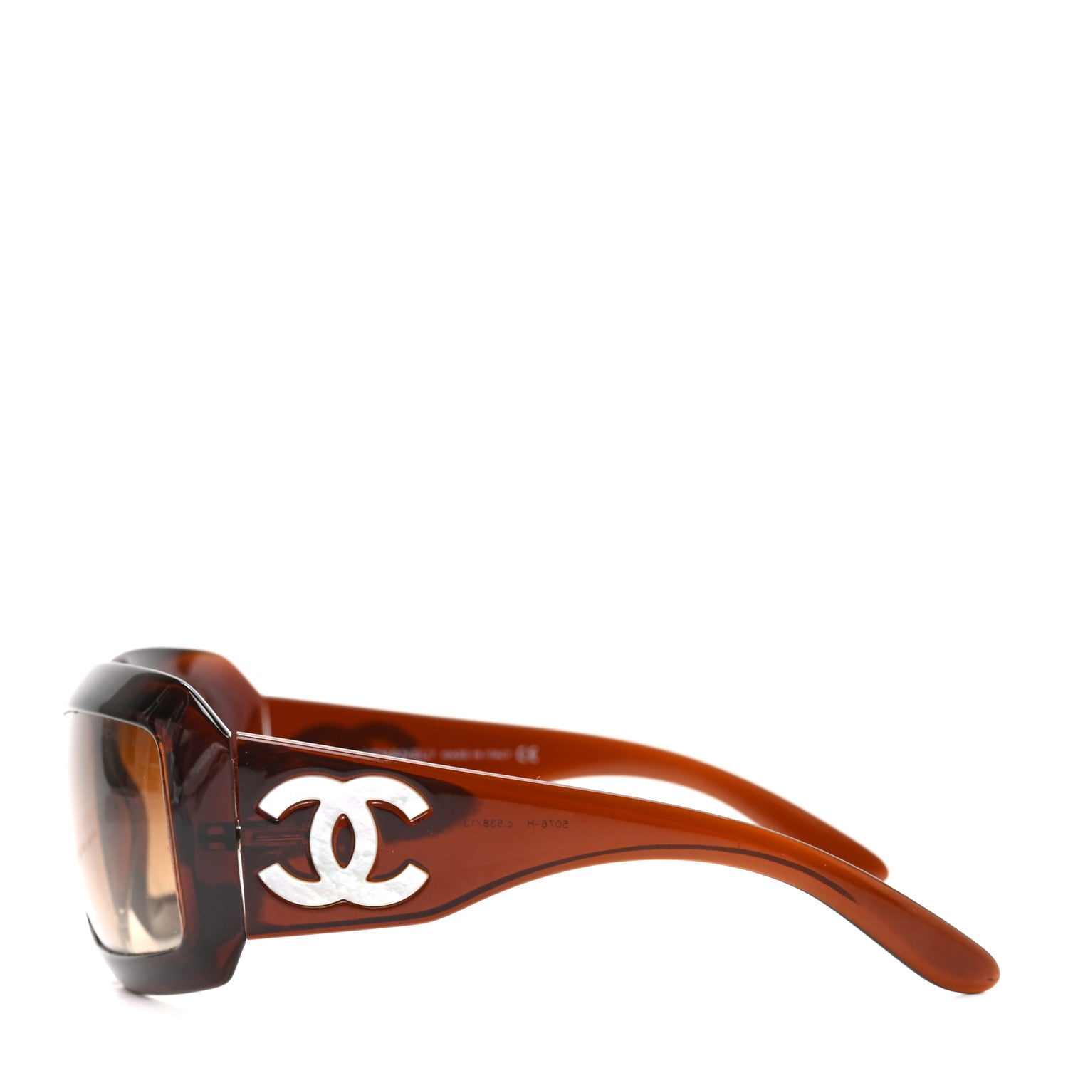 Chanel Mother of Pearl Sunglasses 5076-H Brown 3 of 6