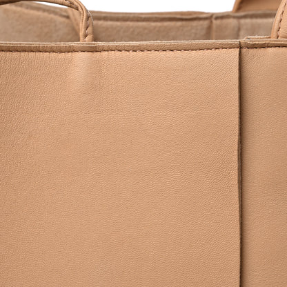 Bottega Veneta Nappa Maxi Intrecciato Medium Arco Tote Almond 18 of 19