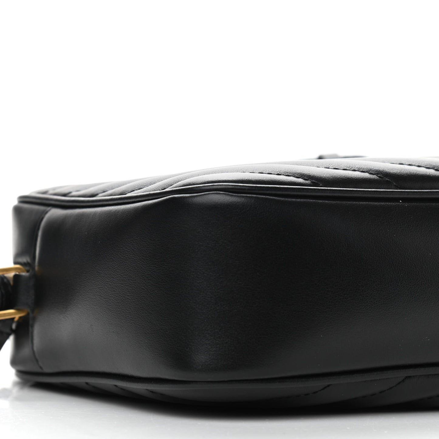 Calfskin Matelasse Monogram Lou Camera Bag Black