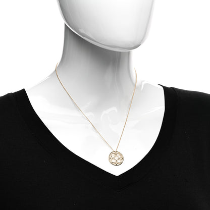 Tiffany 18K Yellow Gold Paloma Picasso Marrakesh Round Pendant Necklace 2 of 5