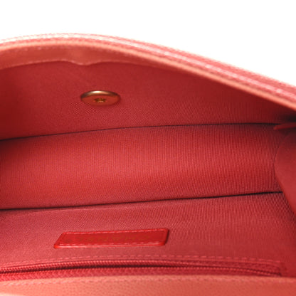 Chanel Caviar Quilted Small Sunset On The Sea Flap Coral 5 of 9