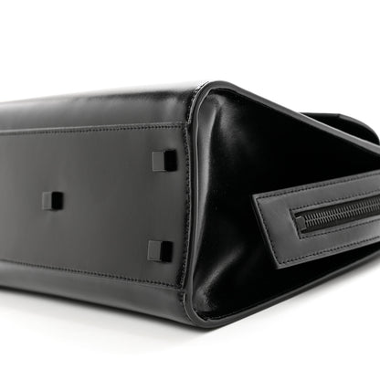 Saint Laurent Shiny Calfskin Small Uptown Tote Black 9 of 9
