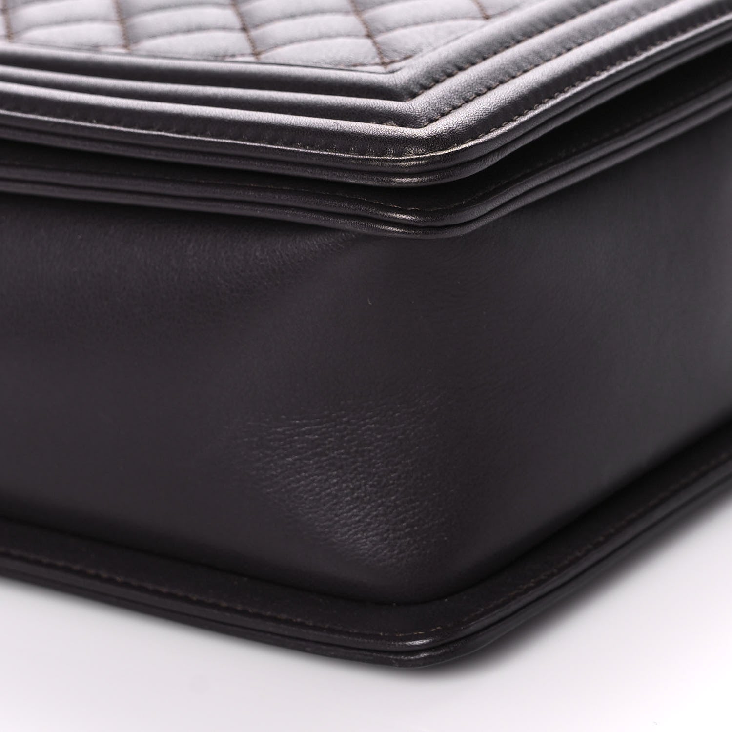 Chanel Calfskin Quilted New Medium Boy Flap Dark Brown 8 of 15