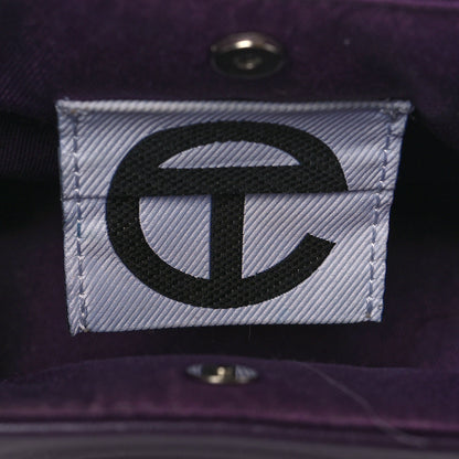 Telfar Vegan Leather Small Shopping Bag Eggplant 6 of 9