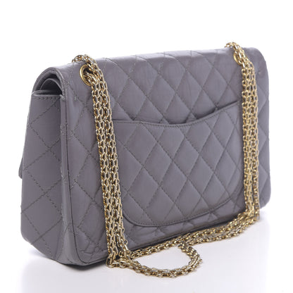 Chanel Aged Calfskin Quilted 2.55 Reissue 226 Flap Grey 3 of 10
