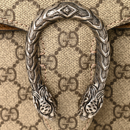 Gucci GG Supreme Monogram Small Dionysus Shoulder Bag Taupe 12 of 13