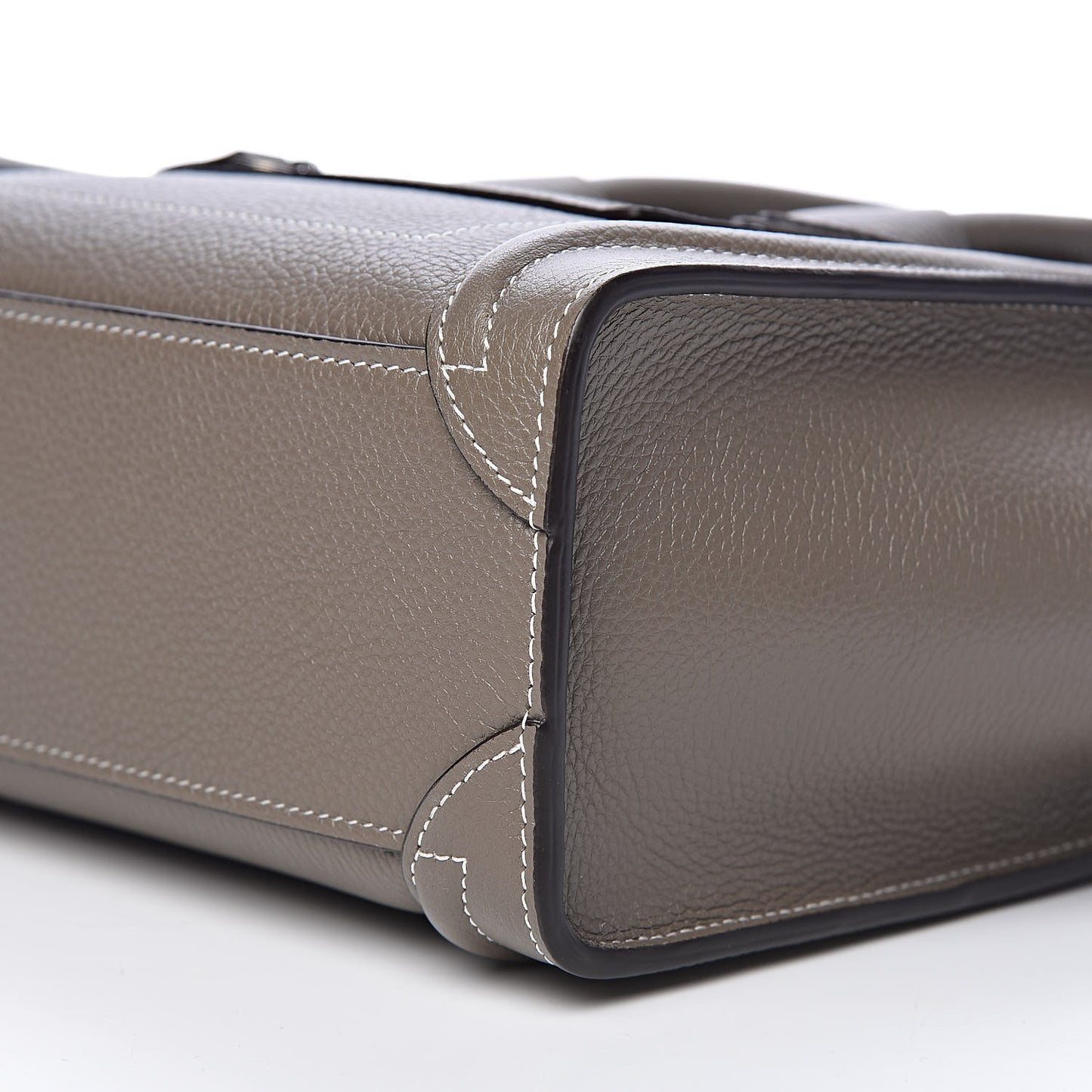 Drummed Calfskin Nano Luggage Souris