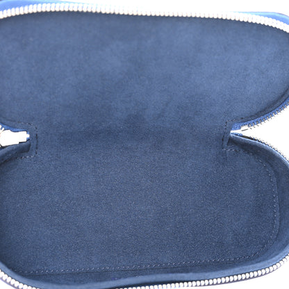 Louis Vuitton Cowhide Monogram Bandana Sunglasses Case GM Blue White 5 of 6