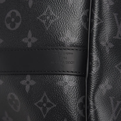 Louis Vuitton Monogram Eclipse Keepall Bandouliere 55 7 of 11