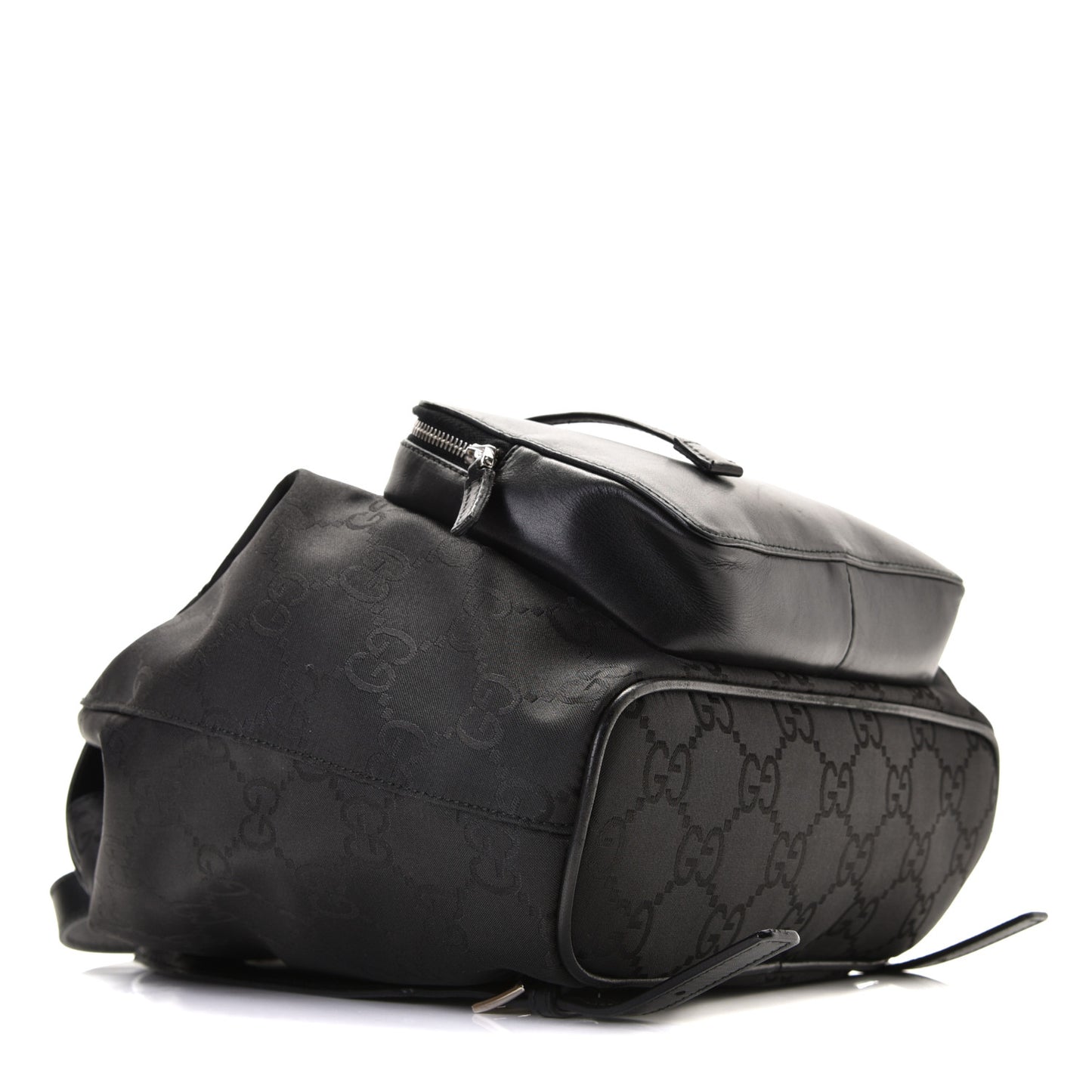 Nylon Monogram Backpack Black