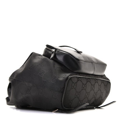 Gucci Nylon Monogram Backpack Black 3 of 11