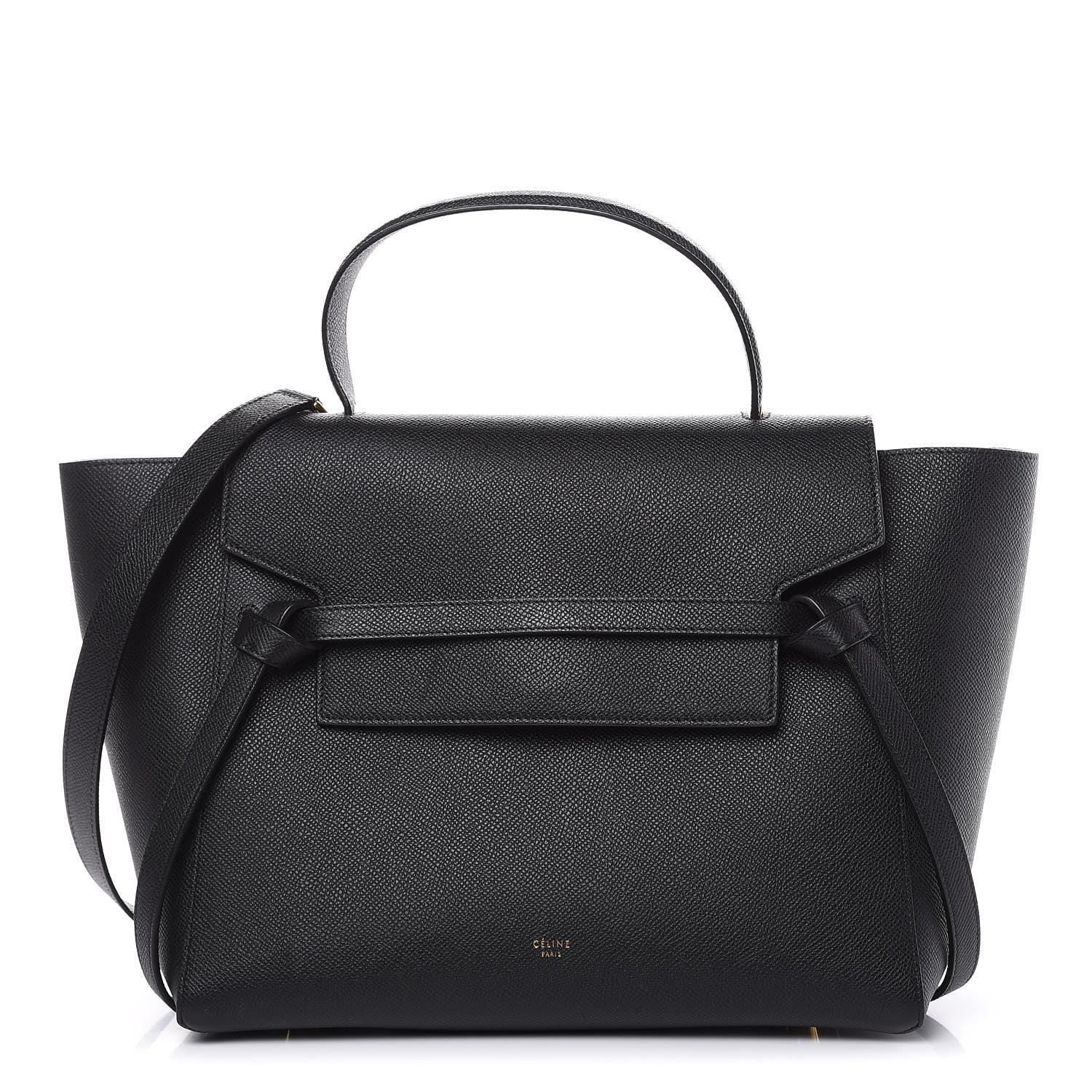 Celine Grained Calfskin Mini Belt Bag Black 1 of 12