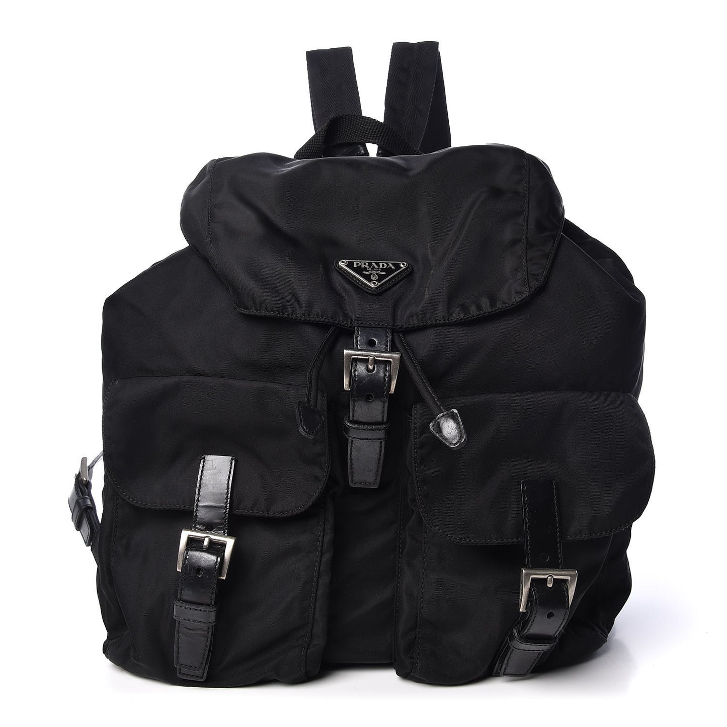 Nylon Vela Medium Backpack Black