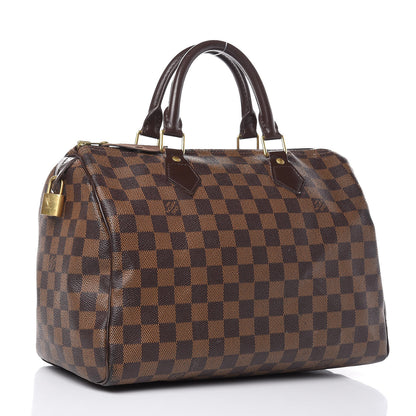Louis Vuitton Damier Ebene Speedy 30 3 of 25