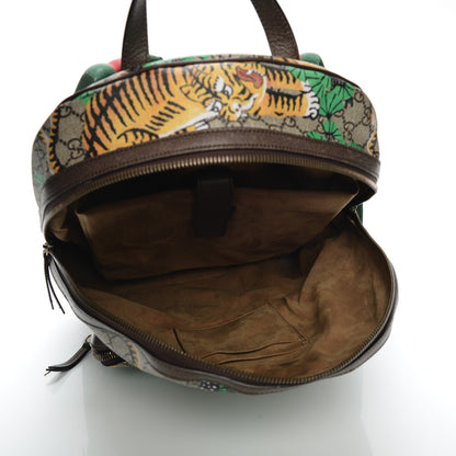 Gucci GG Supreme Monogram Bengal Web Day Backpack Beige Yard 5 of 12