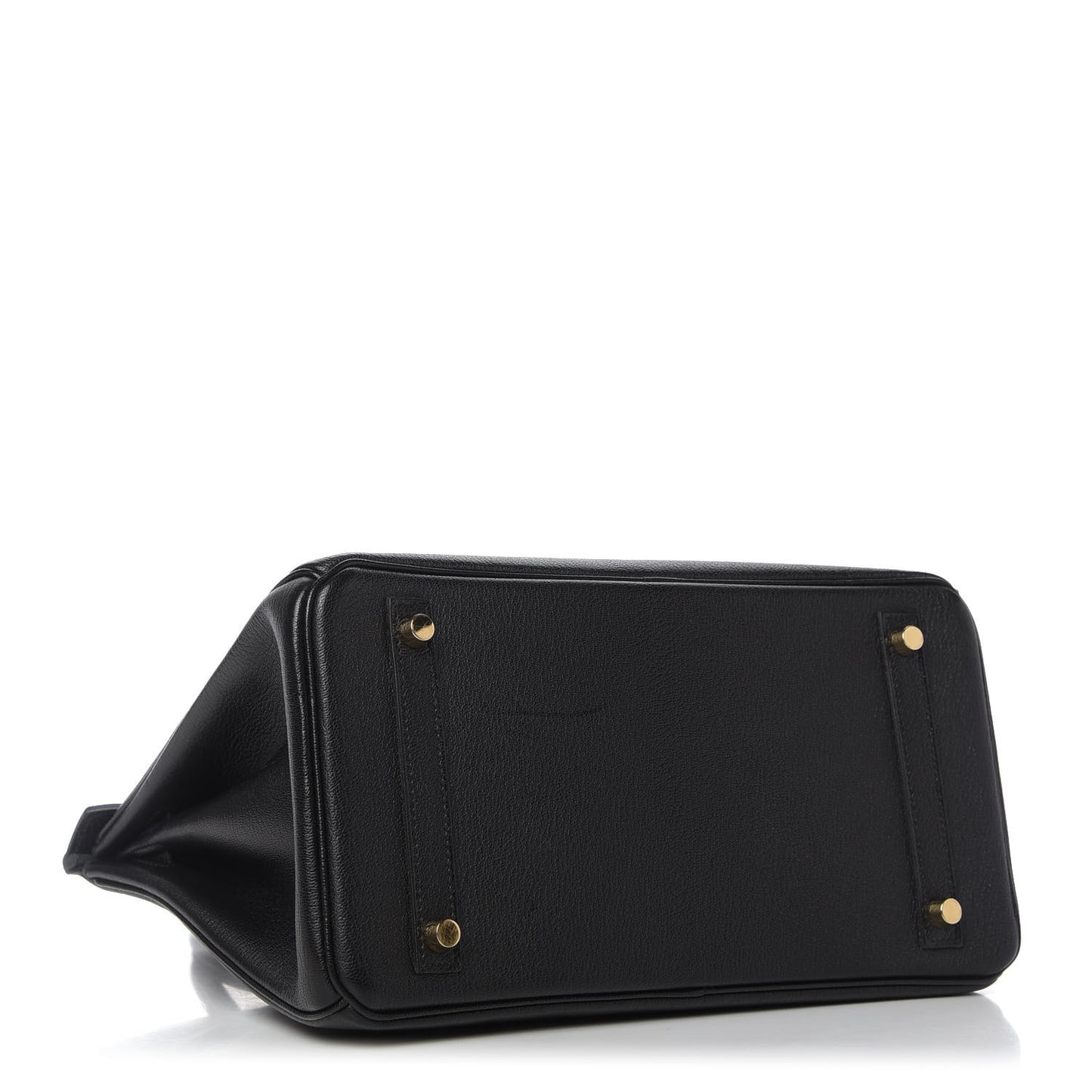 Chevre de Coromandel Horseshoe Birkin 30 Black