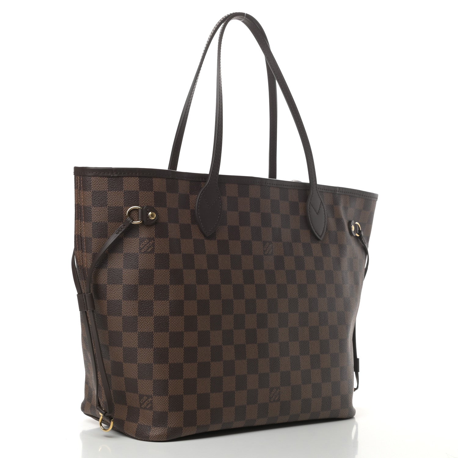 Louis Vuitton Damier Ebene Neo Neverfull MM Rose Ballerine 3 of 10
